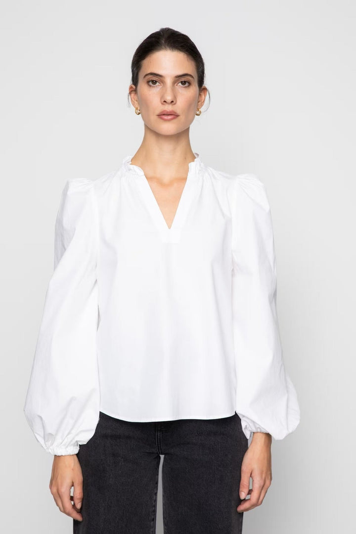 Infinity Blouse White | Skjorter og bluser | Smuk - Dameklær på nett