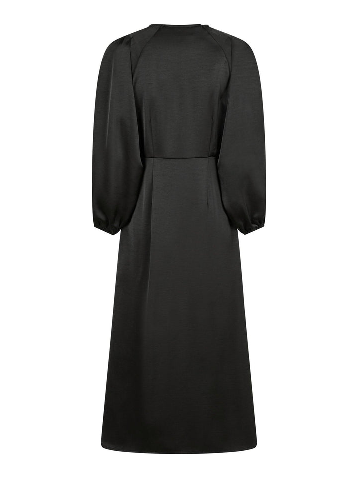 Isobel Heavy Sateen Dress Black | Kjoler | Smuk - Dameklær på nett