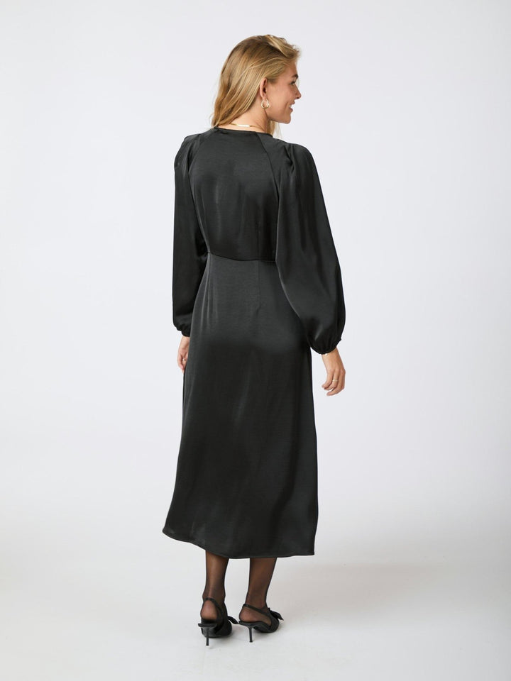 Isobel Heavy Sateen Dress Black | Kjoler | Smuk - Dameklær på nett