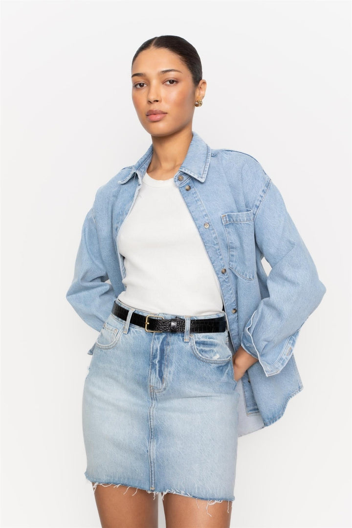 Jamie Denim Skirt Light Blue | Skjørt | Smuk - Dameklær på nett