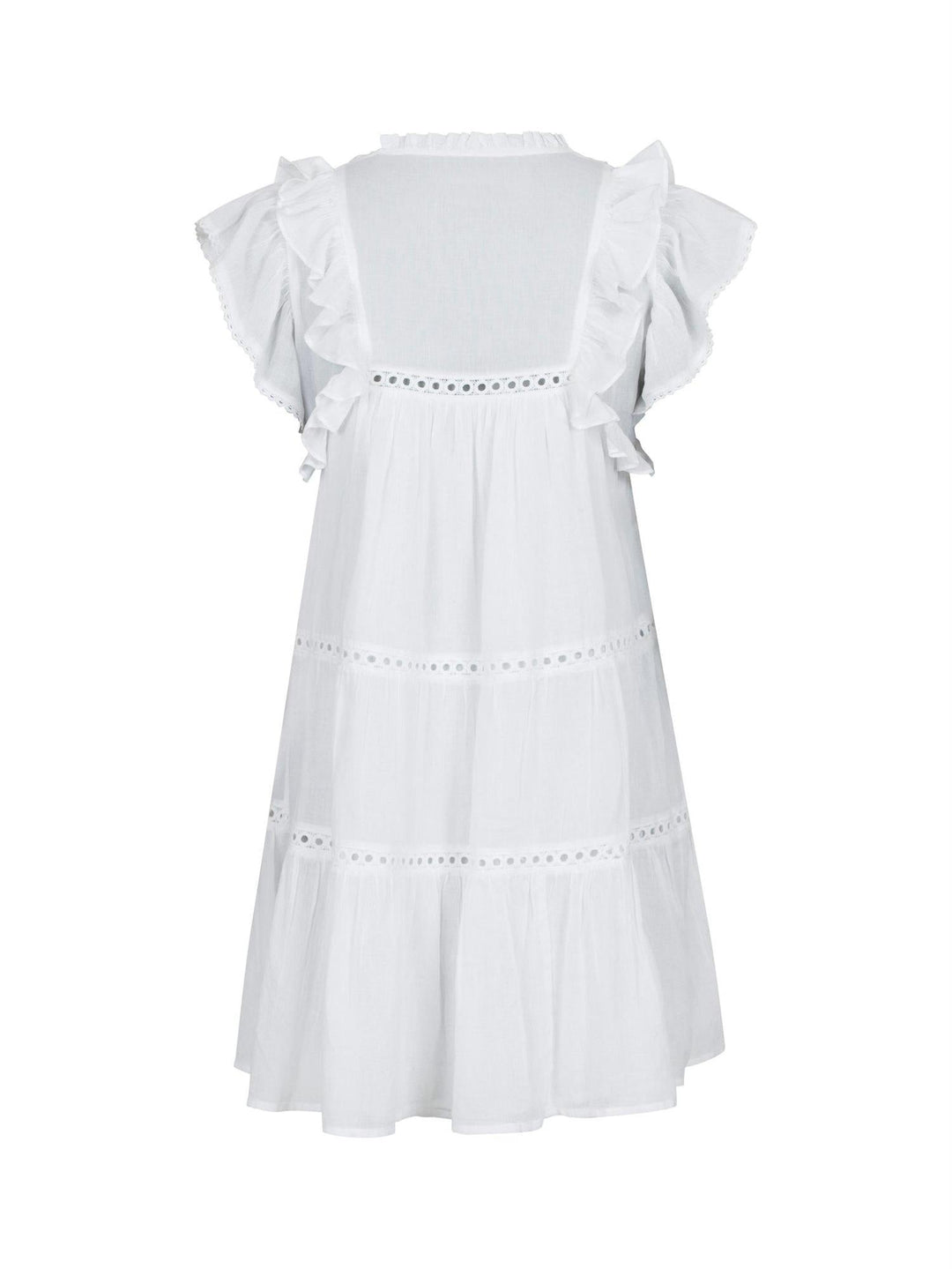 Jamma S Voile Dress White | Kjoler | Smuk - Dameklær på nett