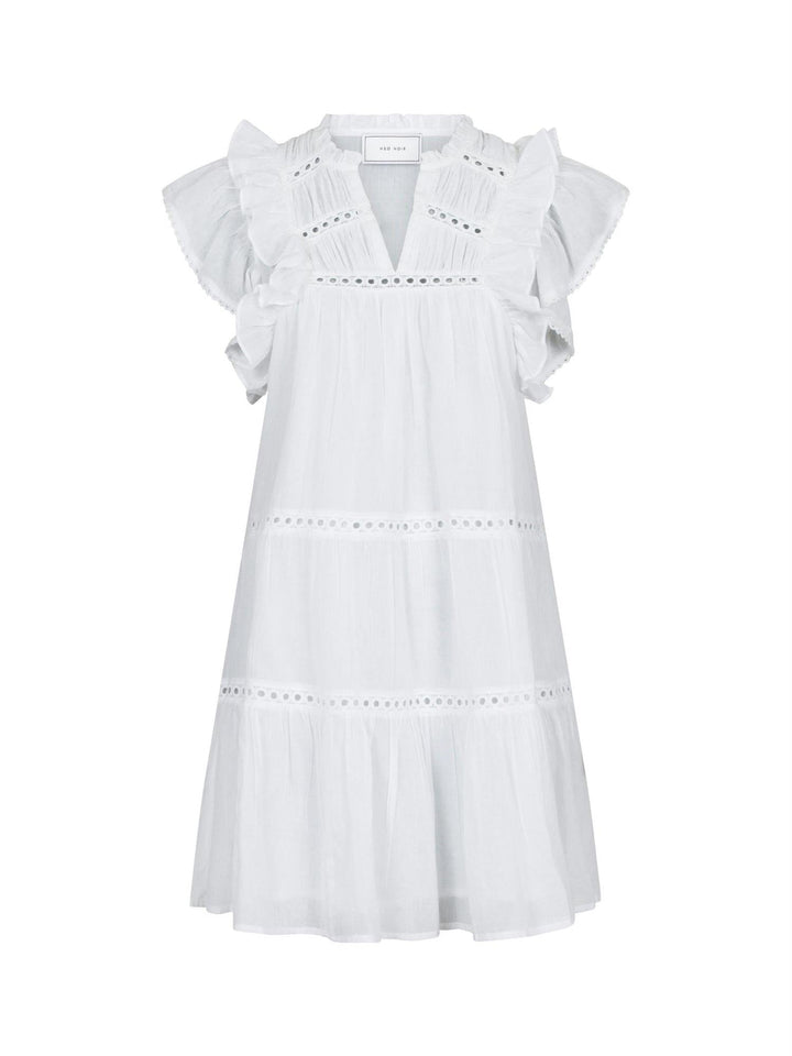 Jamma S Voile Dress White | Kjoler | Smuk - Dameklær på nett