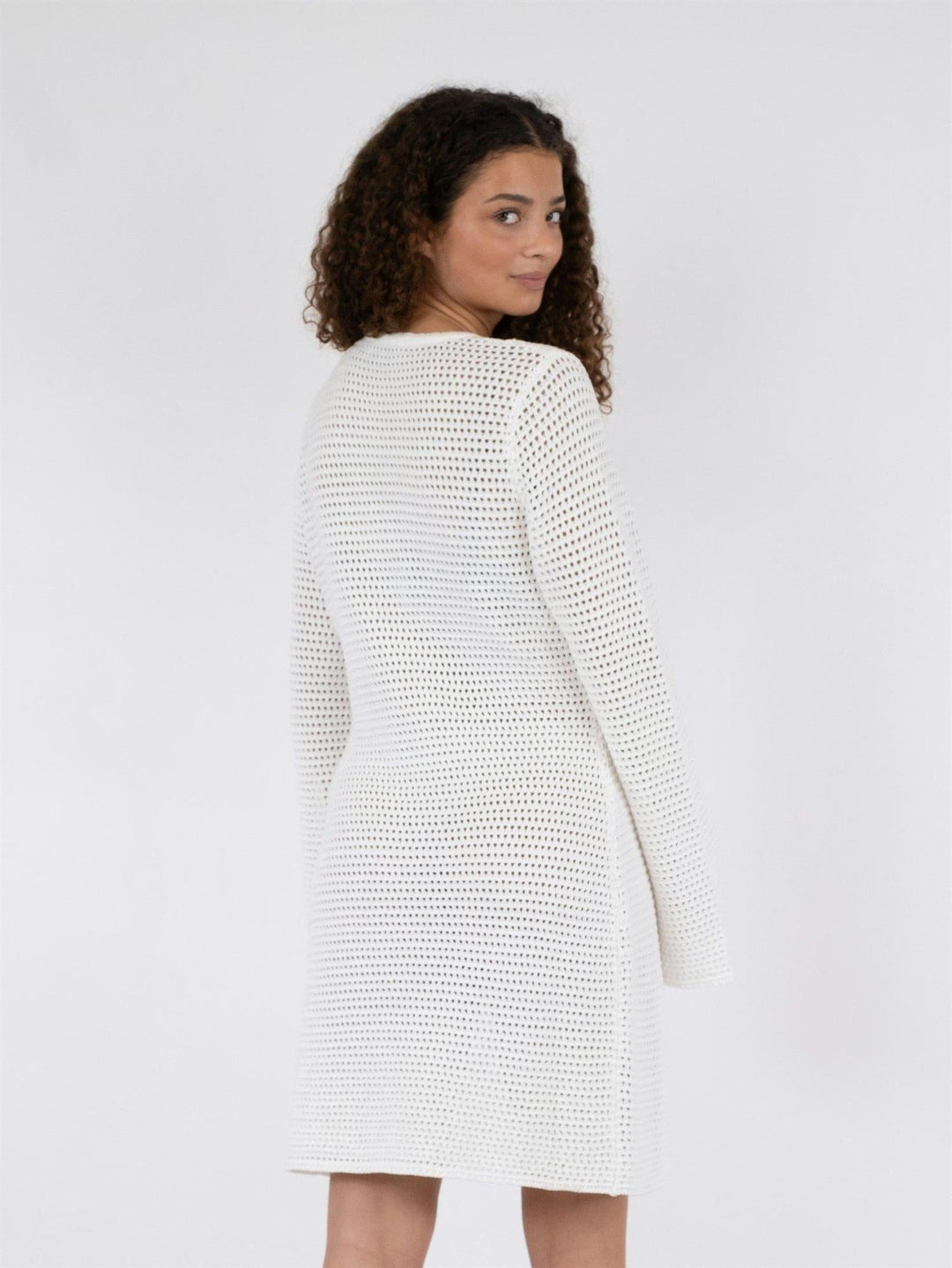 Jeanett Crochet Dress Off White | Kjoler | Smuk - Dameklær på nett