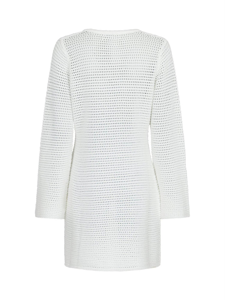 Jeanett Crochet Dress Off White | Kjoler | Smuk - Dameklær på nett