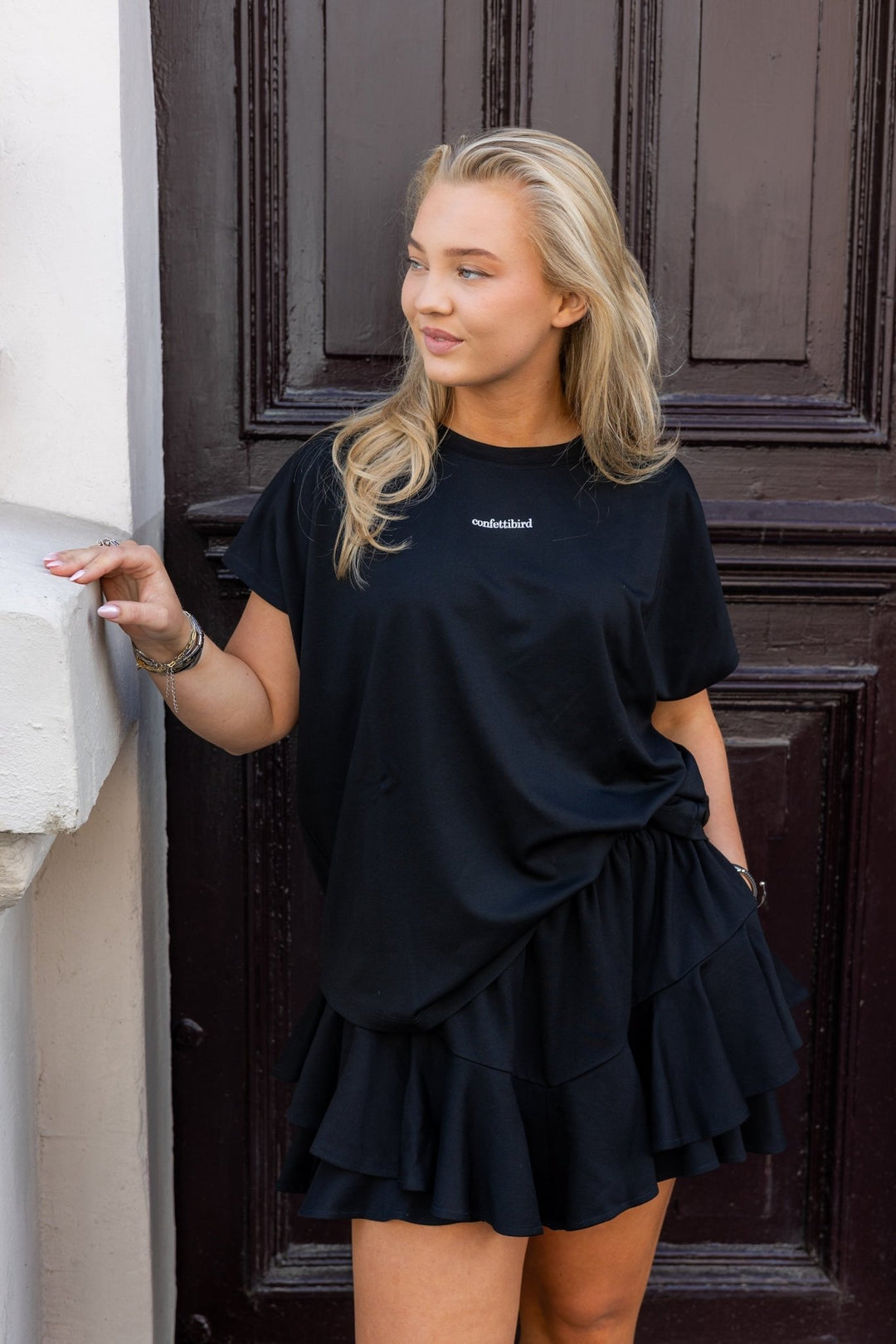 Jersey Lux CB t - shirt Black | Topper | Smuk - Dameklær på nett