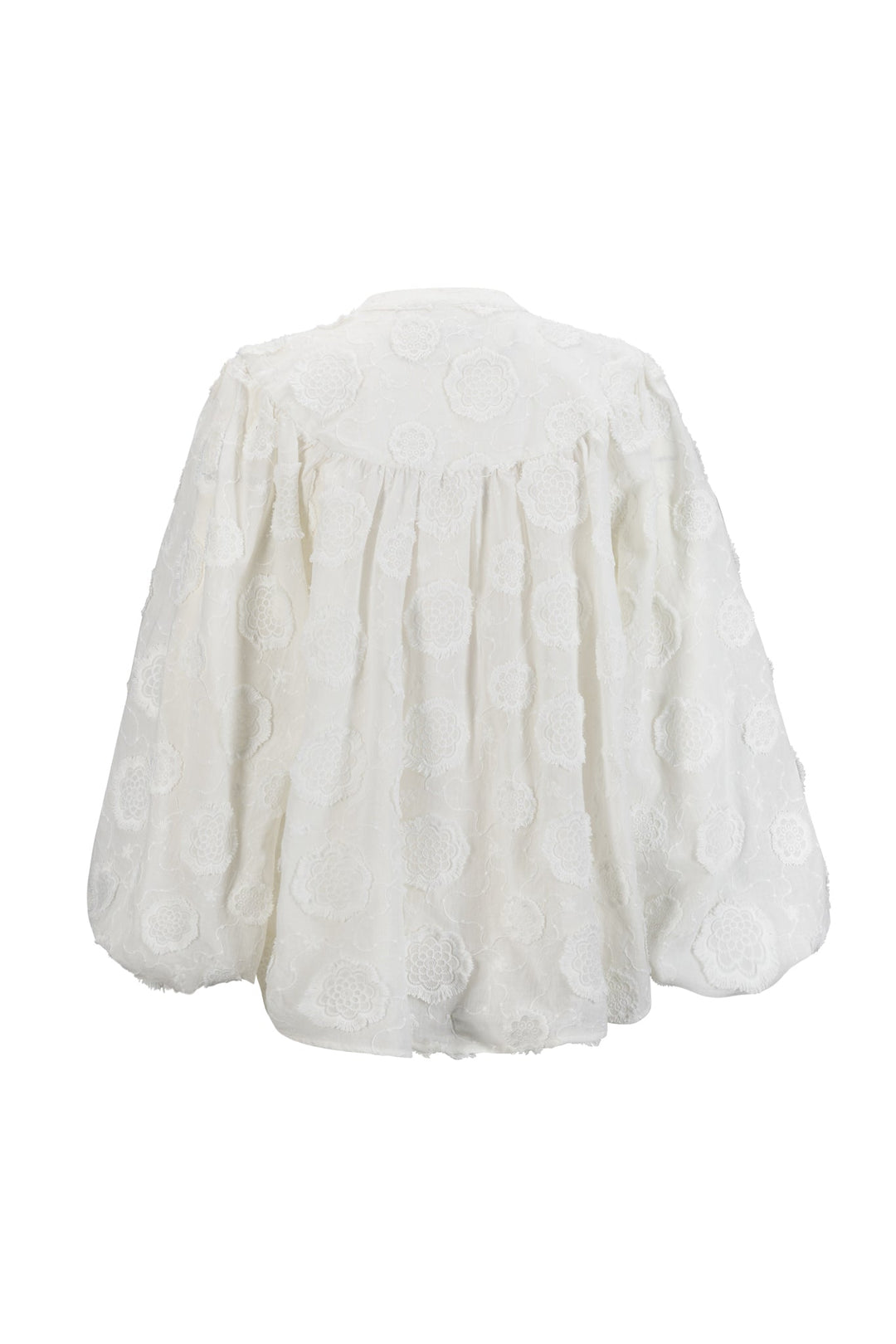 Joan Embroidery Blouse White | Skjorter og bluser | Smuk - Dameklær på nett