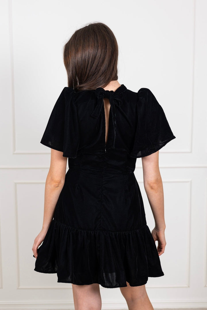 Jolie Dress Velvet Black | Kjoler | Smuk - Dameklær på nett