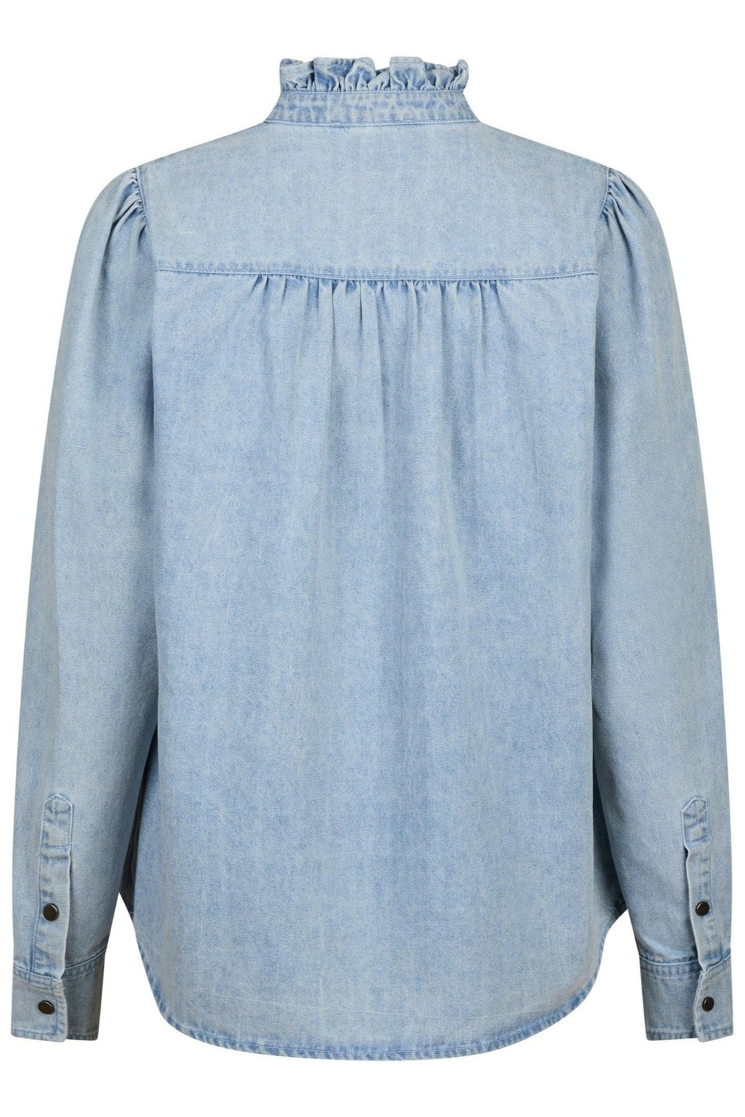 Justine Denim Shirt Light Blue | Skjorter og bluser | Smuk - Dameklær på nett