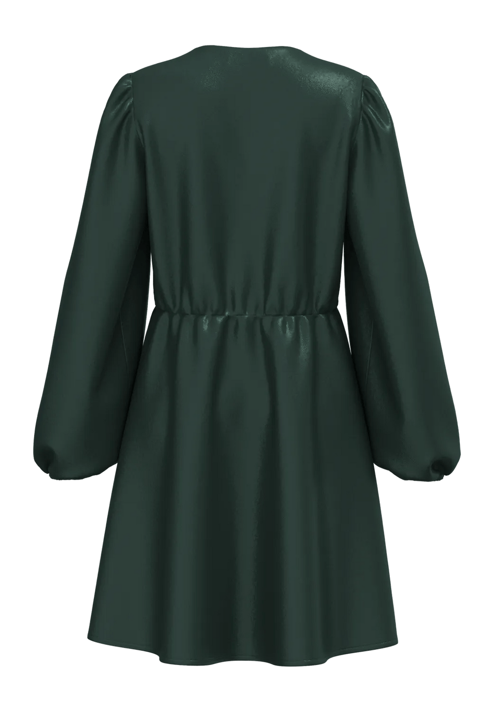 Jyline Ls Short Buttoned Satin Dressb Scarab | Kjoler | Smuk - Dameklær på nett