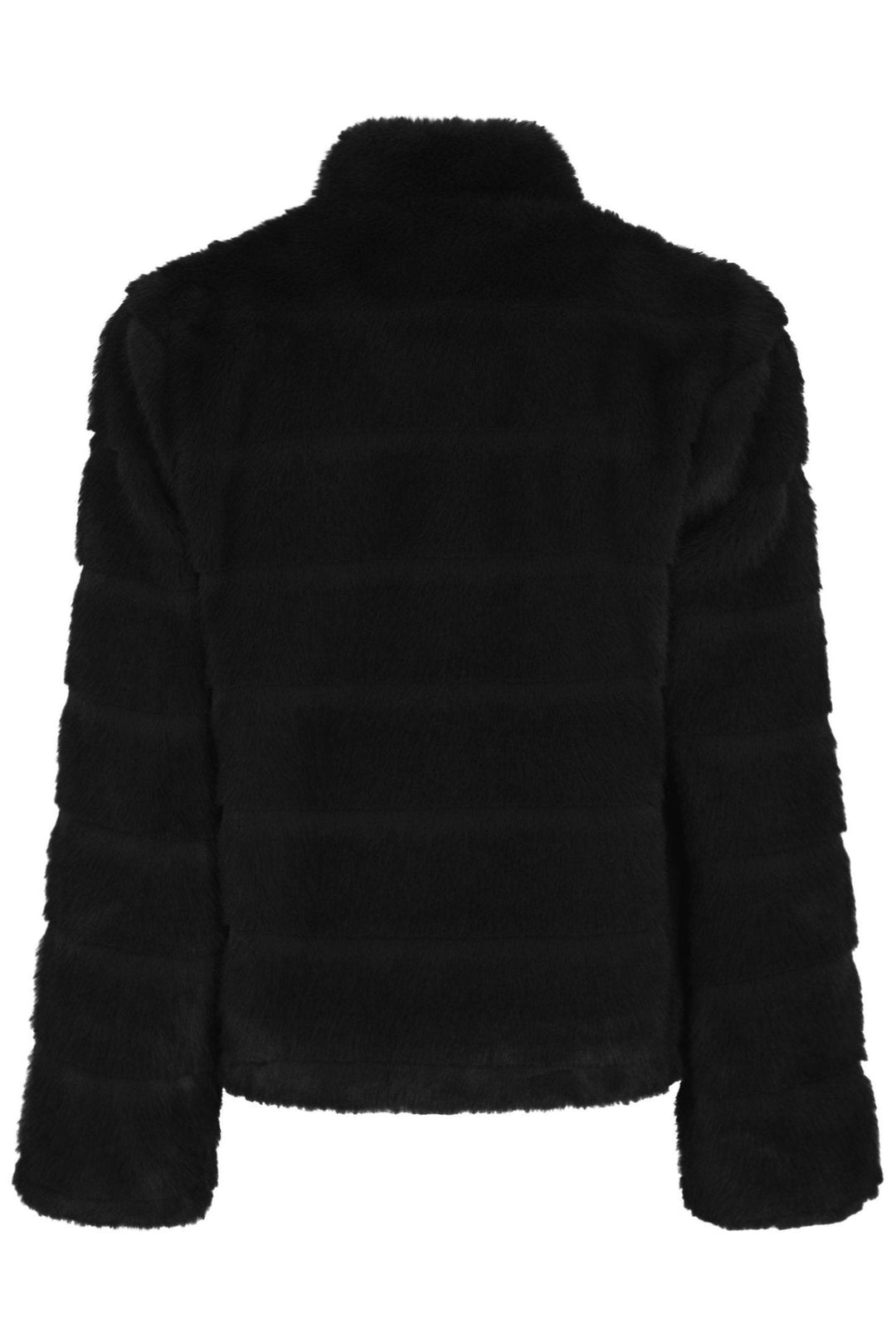 Kahlia Shaved Faux Fur Coat Black | Yttertøy | Smuk - Dameklær på nett