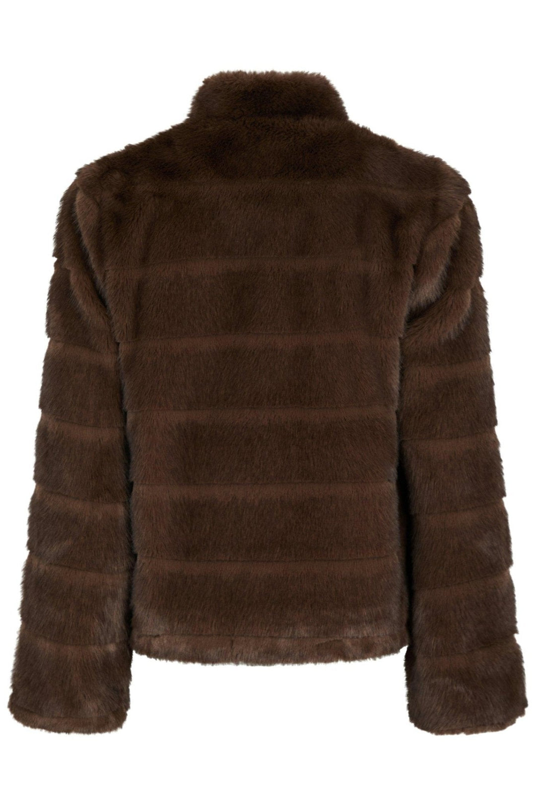 Kahlia Shaved Faux Fur Coat Brown | Yttertøy | Smuk - Dameklær på nett