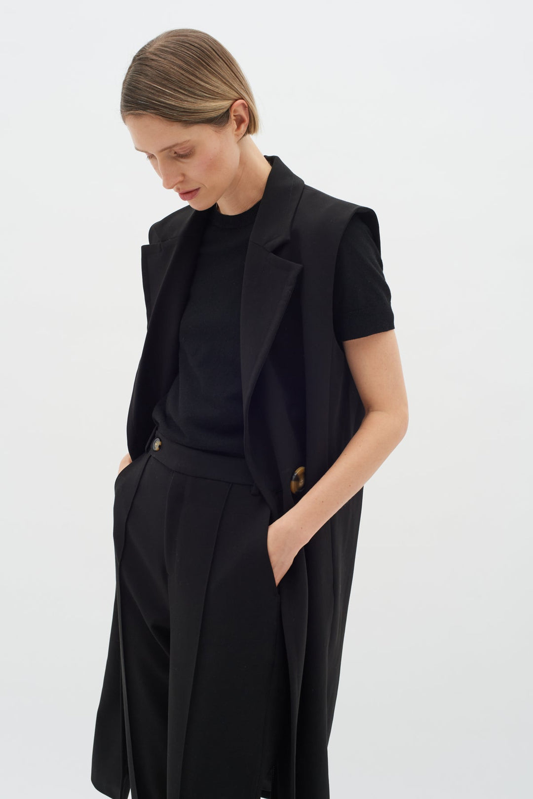 Kailiw Waistcoat Black | Genser | Smuk - Dameklær på nett