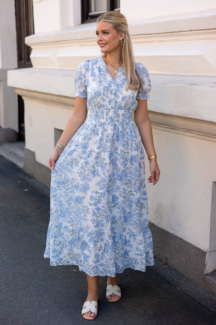 Kanza Rose Field Dress Light Blue | Kjoler | Smuk - Dameklær på nett