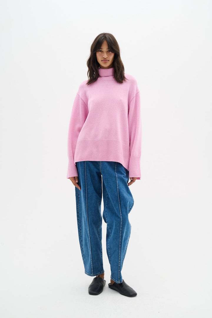 Kaxyiw Turtleneck Pullover Cashmere Rose | Genser | Smuk - Dameklær på nett