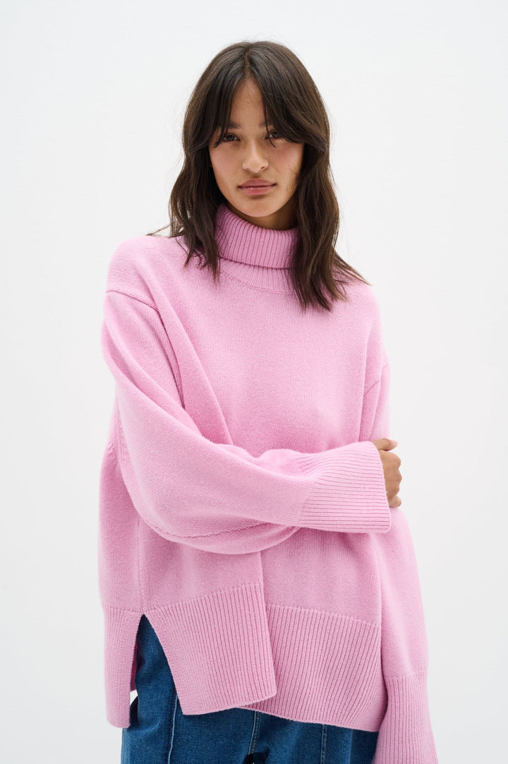 Kaxyiw Turtleneck Pullover Cashmere Rose | Genser | Smuk - Dameklær på nett