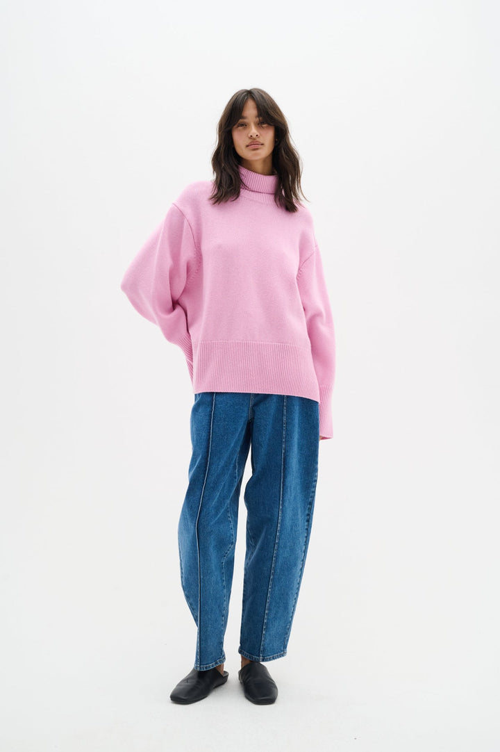 Kaxyiw Turtleneck Pullover Cashmere Rose | Genser | Smuk - Dameklær på nett