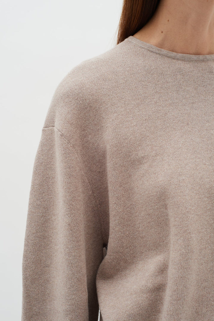 Kayllaiw Pullover Sandy Grey Melange | Genser | Smuk - Dameklær på nett