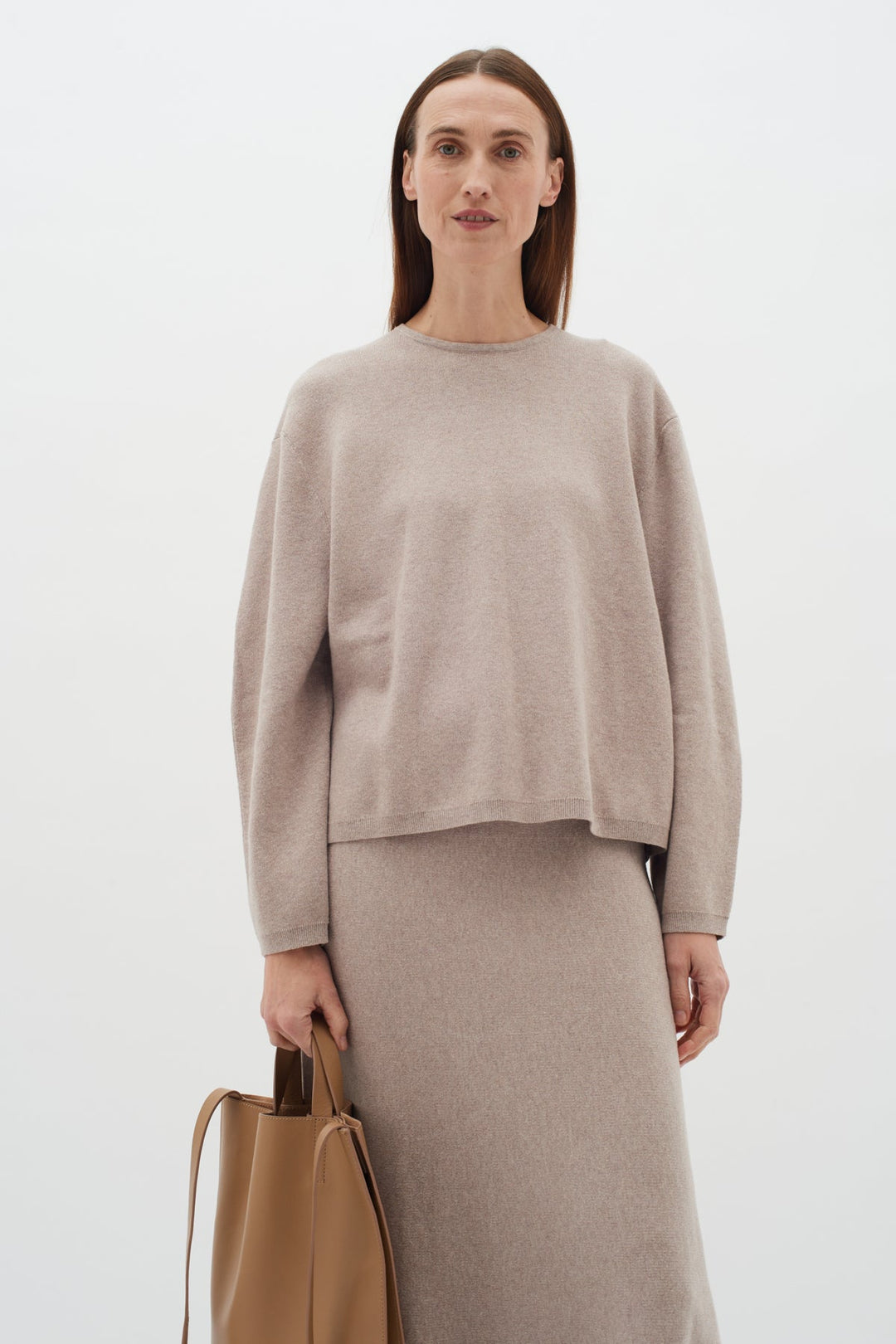 Kayllaiw Pullover Sandy Grey Melange | Genser | Smuk - Dameklær på nett