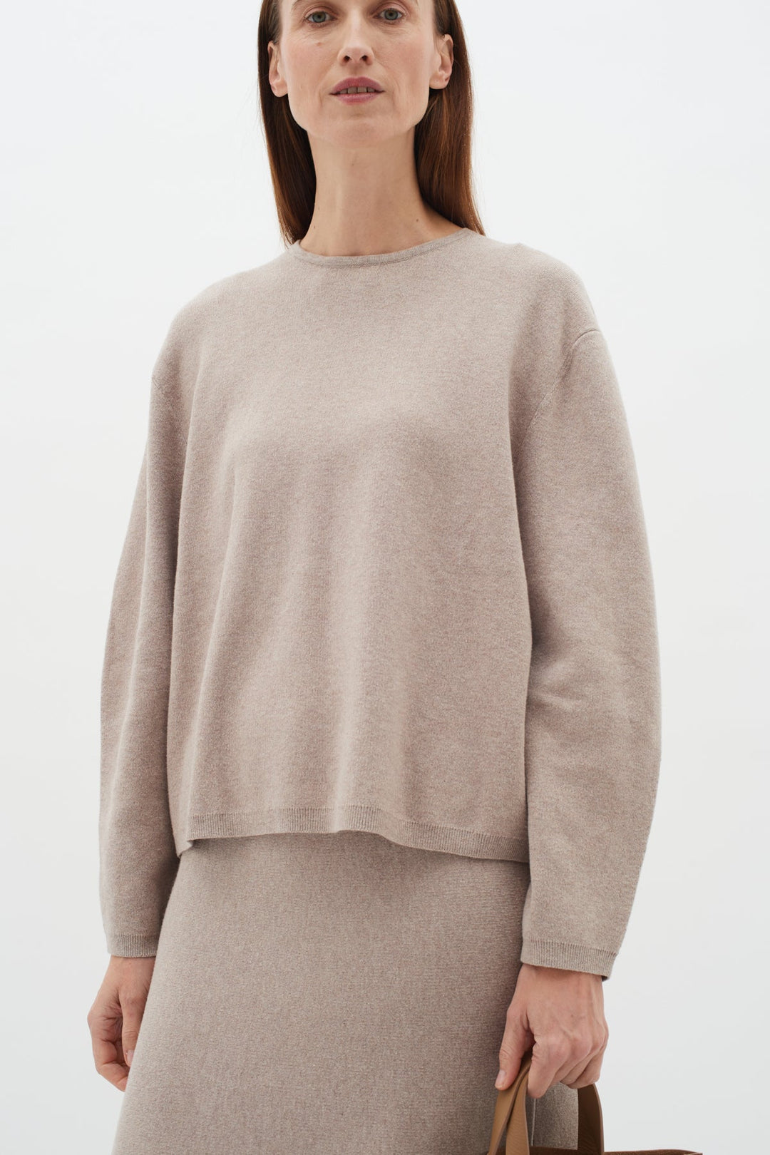 Kayllaiw Pullover Sandy Grey Melange | Genser | Smuk - Dameklær på nett