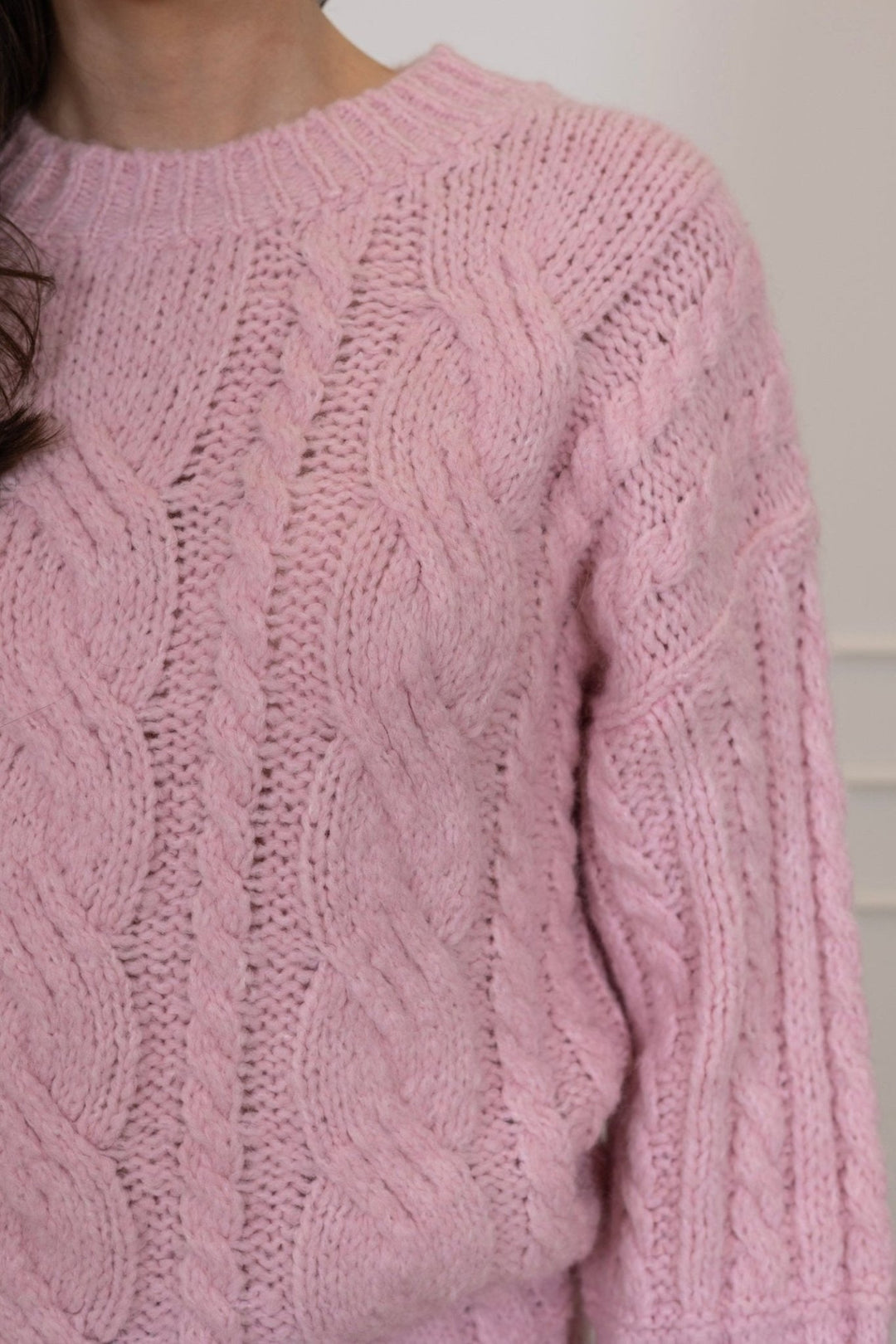 Kikiic Sweater Light Pink | Genser | Smuk - Dameklær på nett