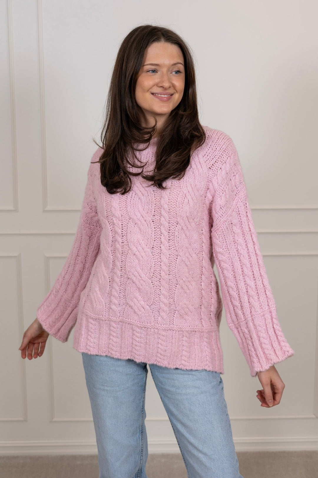 Kikiic Sweater Light Pink | Genser | Smuk - Dameklær på nett