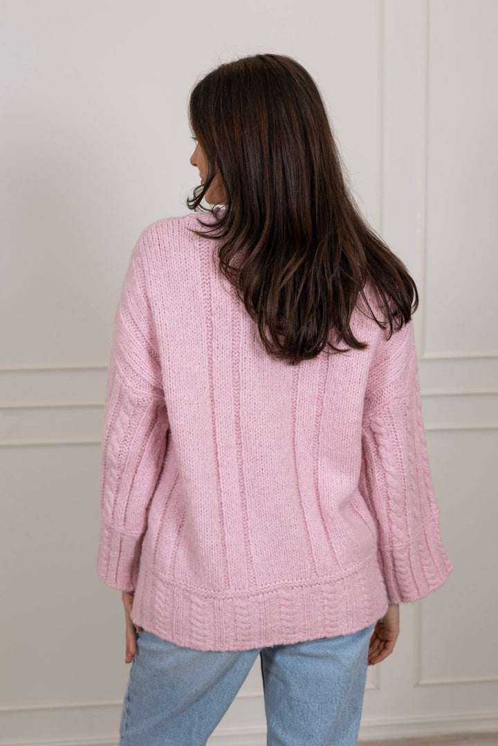 Kikiic Sweater Light Pink | Genser | Smuk - Dameklær på nett