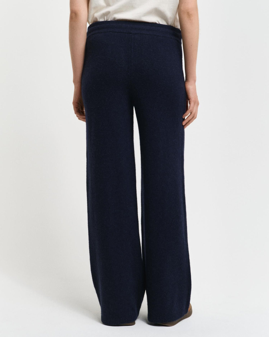 Knitted Wool Pants Evening Blue | Bukser | Smuk - Dameklær på nett