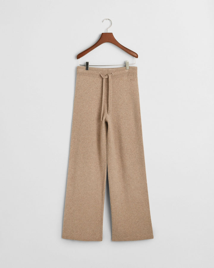 Knitted Wool Pants Warm Grey | Bukser | Smuk - Dameklær på nett