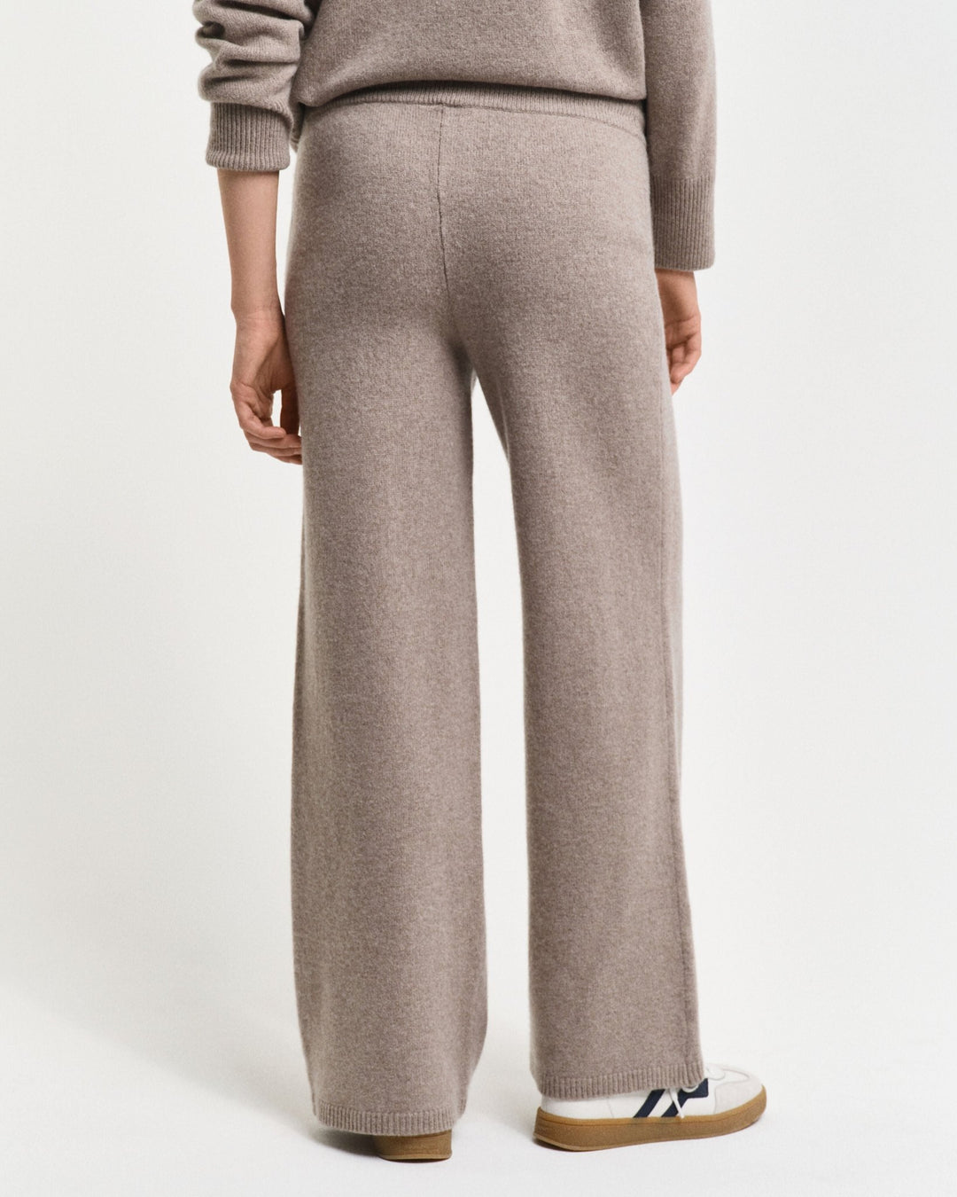 Knitted Wool Pants Warm Grey | Bukser | Smuk - Dameklær på nett