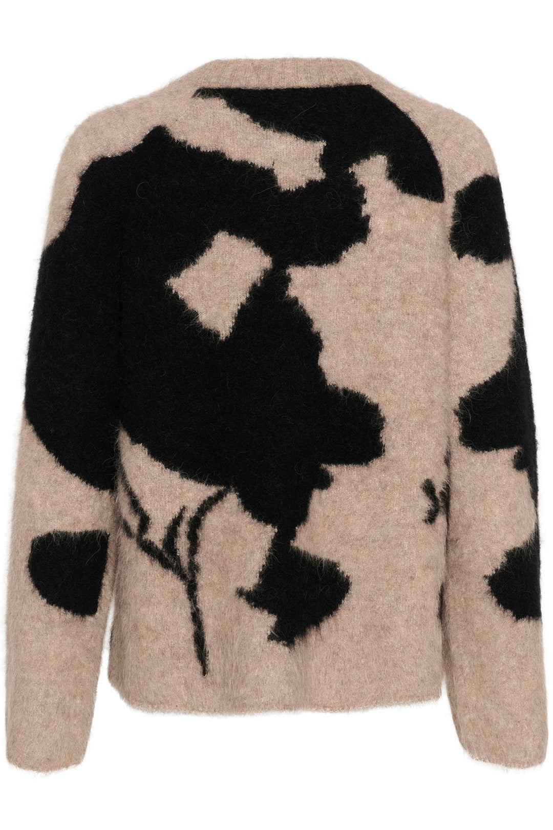 Lajlapw Pullover Mink Melange Blurred Flower | Genser | Smuk - Dameklær på nett