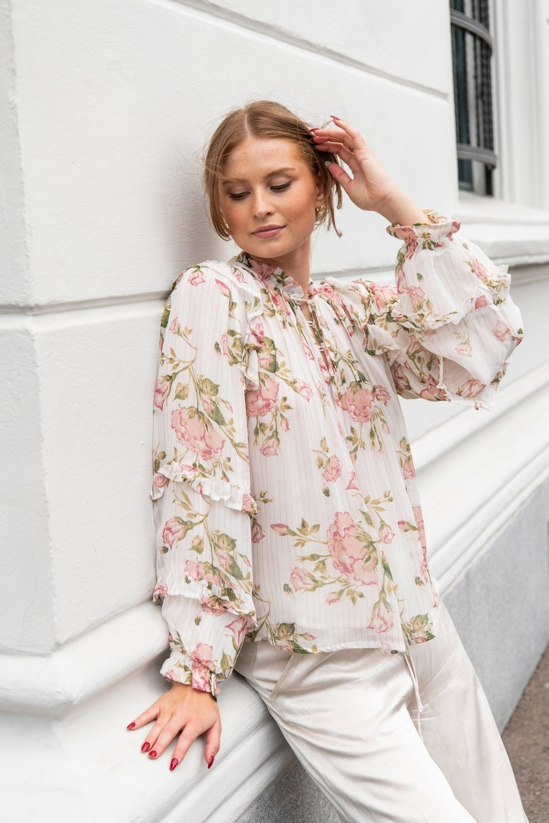 Lakshmi Blouse Petal Pink | Skjorter og bluser | Smuk - Dameklær på nett