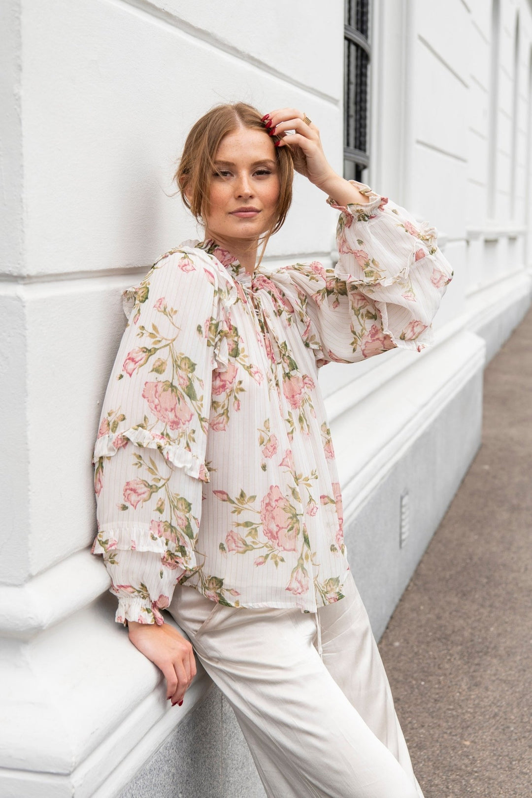 Lakshmi Blouse Petal Pink | Skjorter og bluser | Smuk - Dameklær på nett