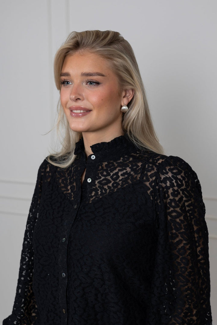 Lanna Blouse Noir | Skjorter og bluser | Smuk - Dameklær på nett