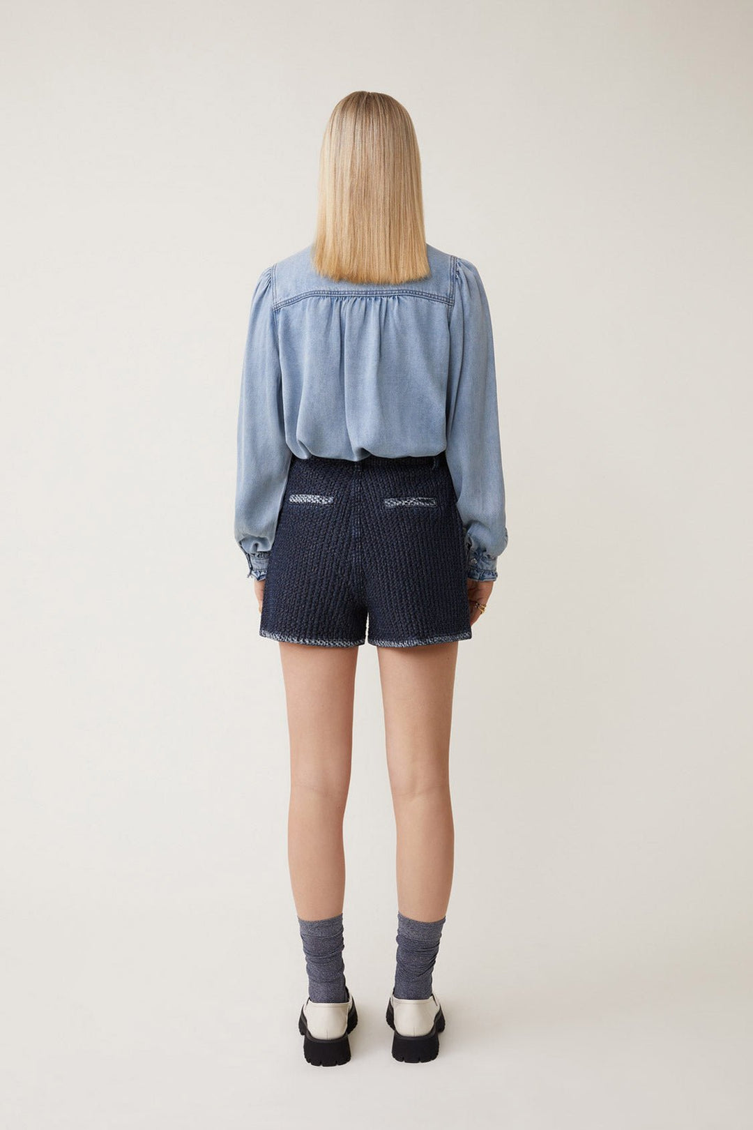 Laura Blouse Jeans Clair | Skjorter og bluser | Smuk - Dameklær på nett