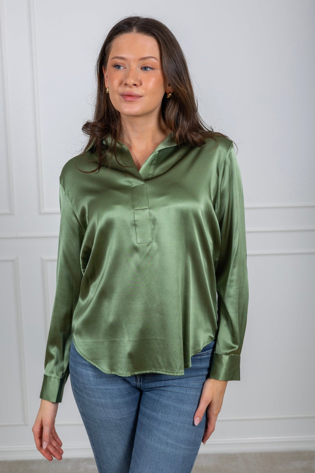 Leia Blouse Pale Green | Skjorter og bluser | Smuk - Dameklær på nett