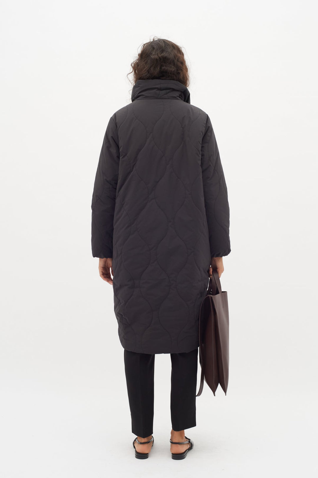 Leiganiw Long Coat Black | Yttertøy | Smuk - Dameklær på nett