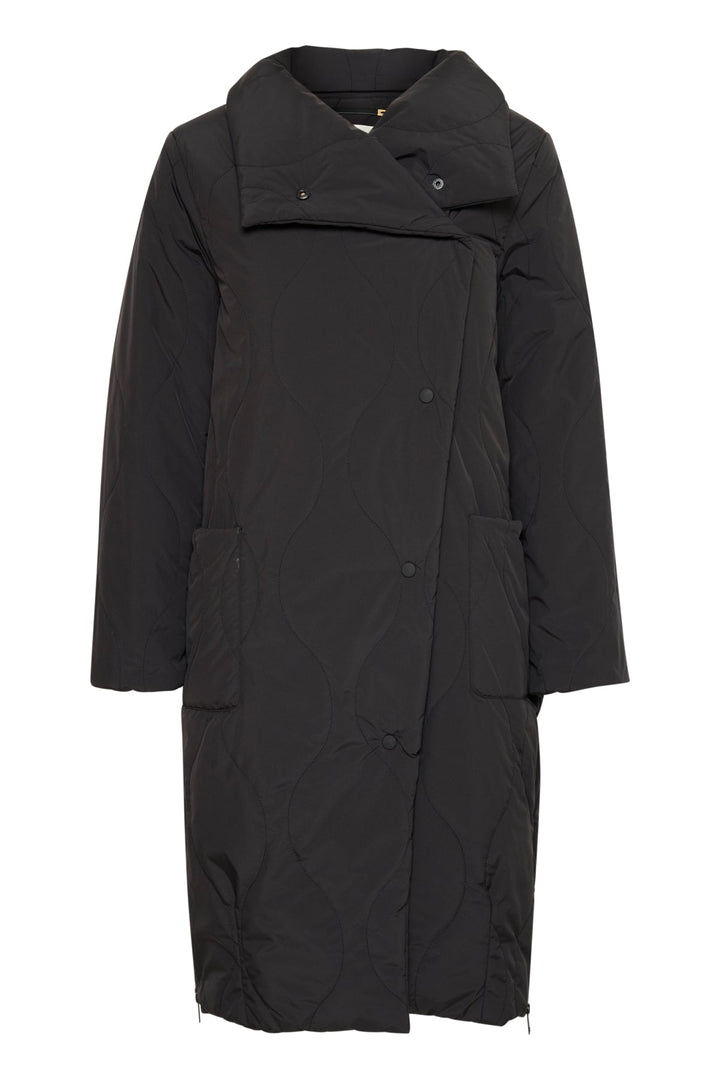 Leiganiw Long Coat Black | Yttertøy | Smuk - Dameklær på nett