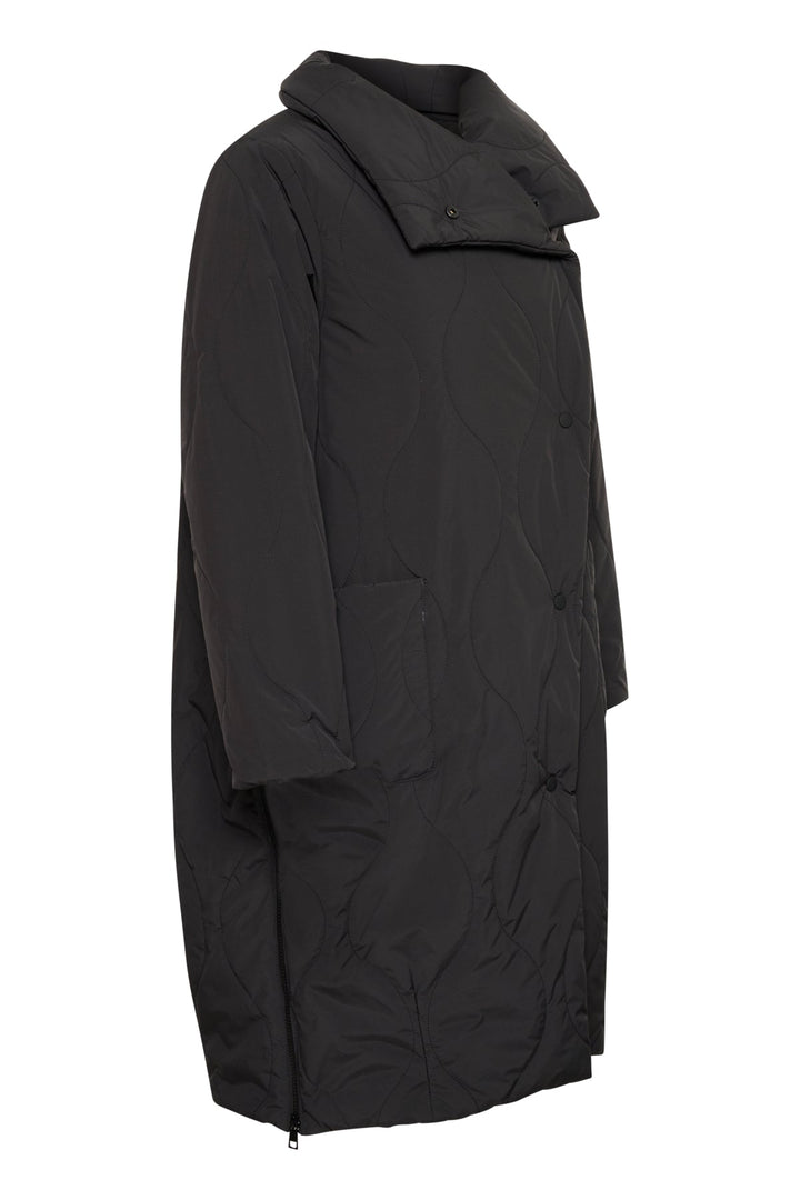 Leiganiw Long Coat Black | Yttertøy | Smuk - Dameklær på nett