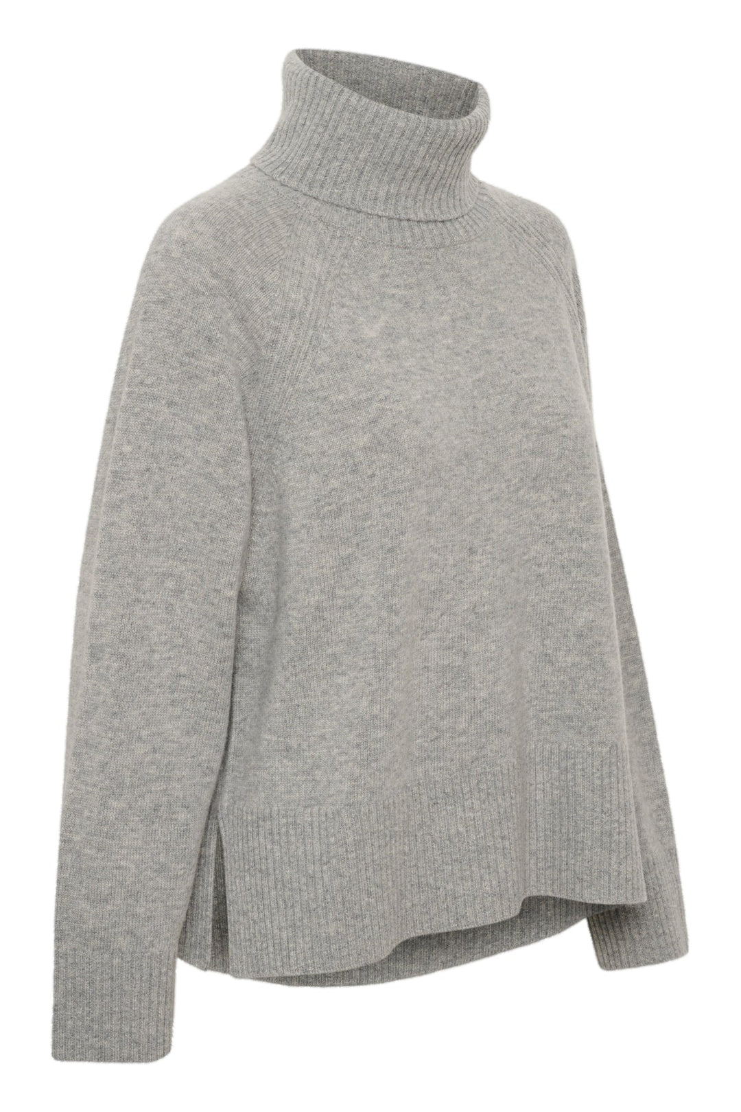 Leightonpw Pullover Medium Grey Melange | Genser | Smuk - Dameklær på nett