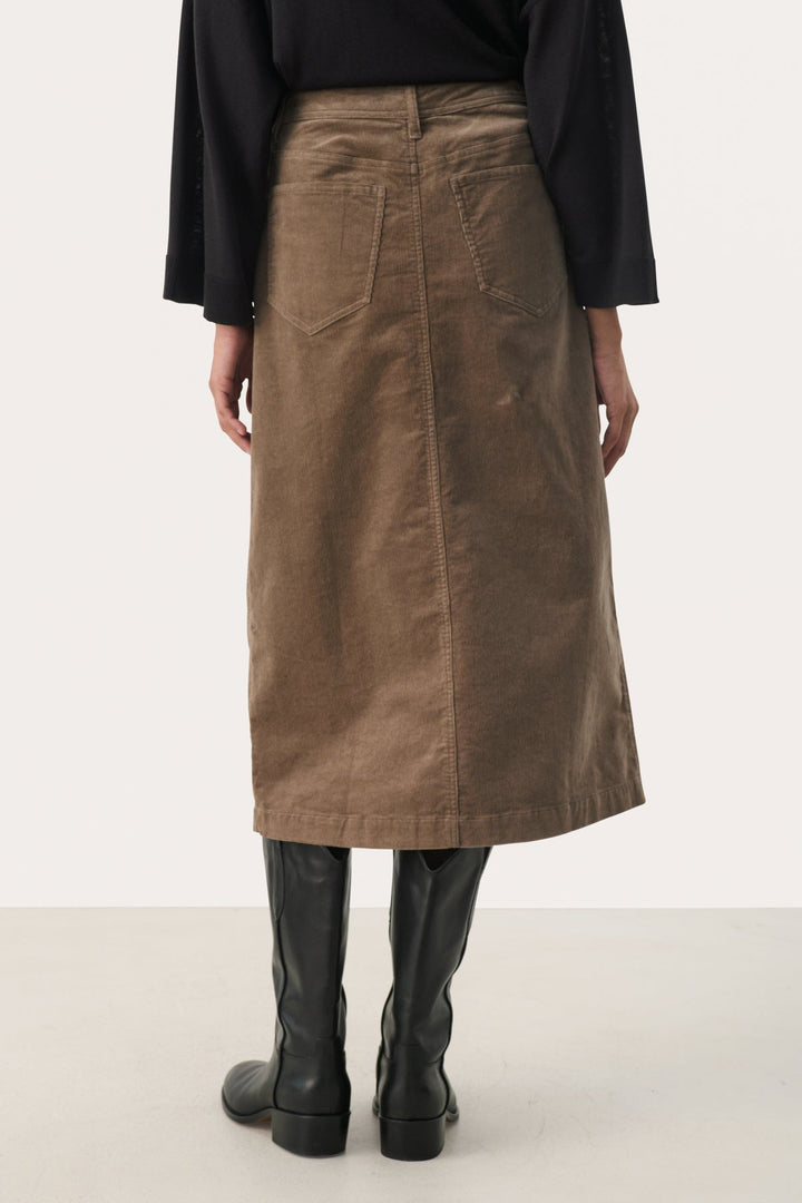 Leilanipw Skirt Walnut | Skjørt | Smuk - Dameklær på nett