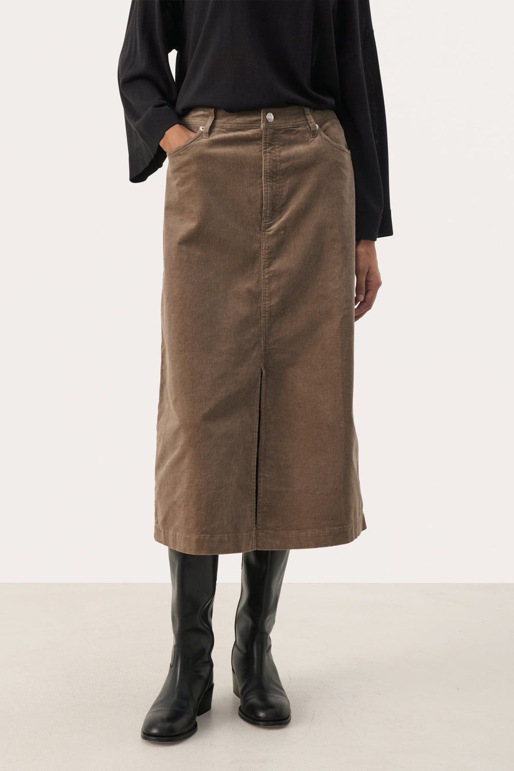 Leilanipw Skirt Walnut | Skjørt | Smuk - Dameklær på nett