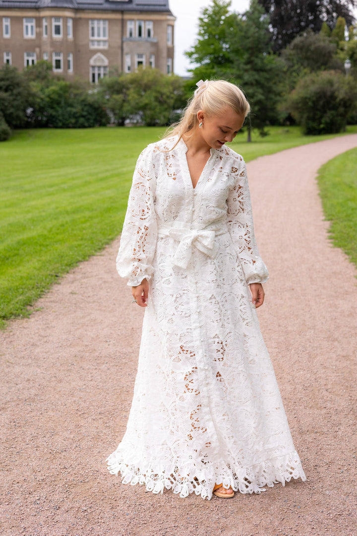 Lenna Maxi Dress White | Kjoler | Smuk - Dameklær på nett