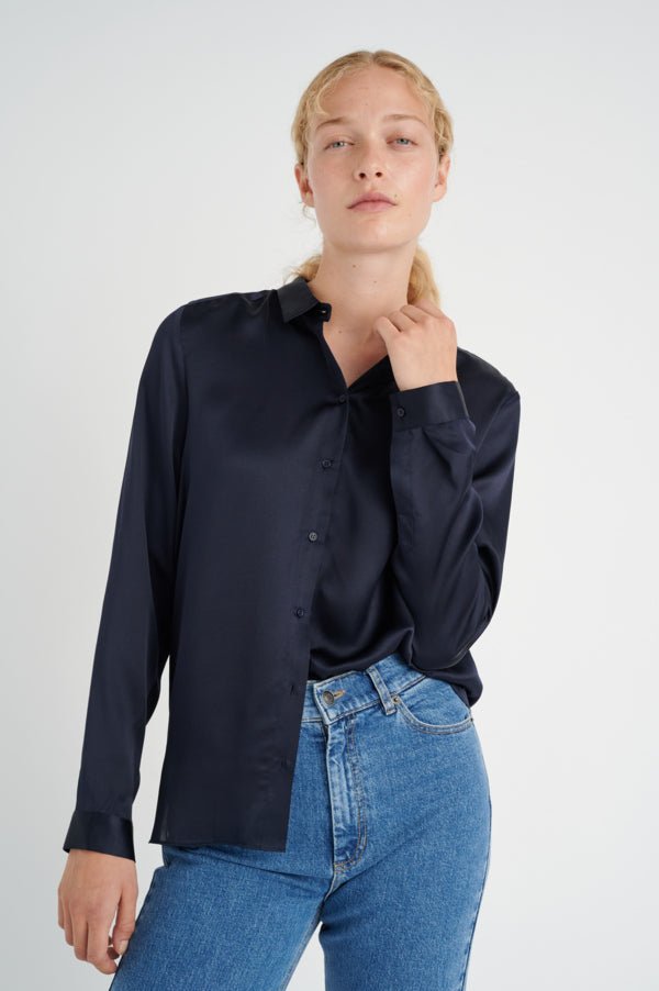 Leonore Shirt Premium Black | Skjorter og bluser | Smuk - Dameklær på nett