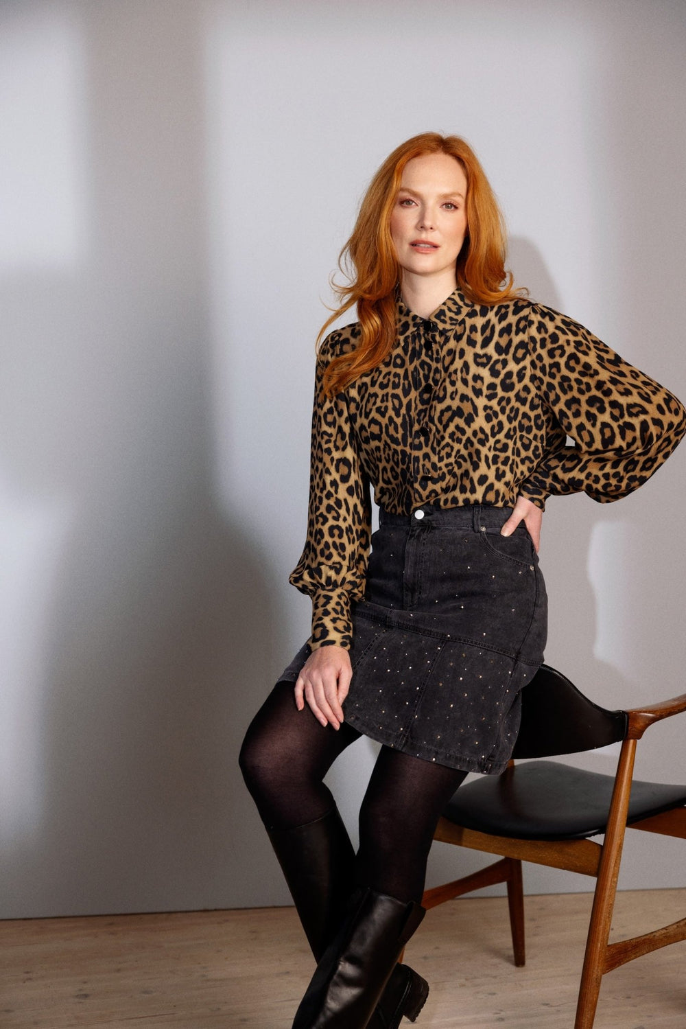 Leopard Venus Blouse Multi | Skjorter og bluser | Smuk - Dameklær på nett