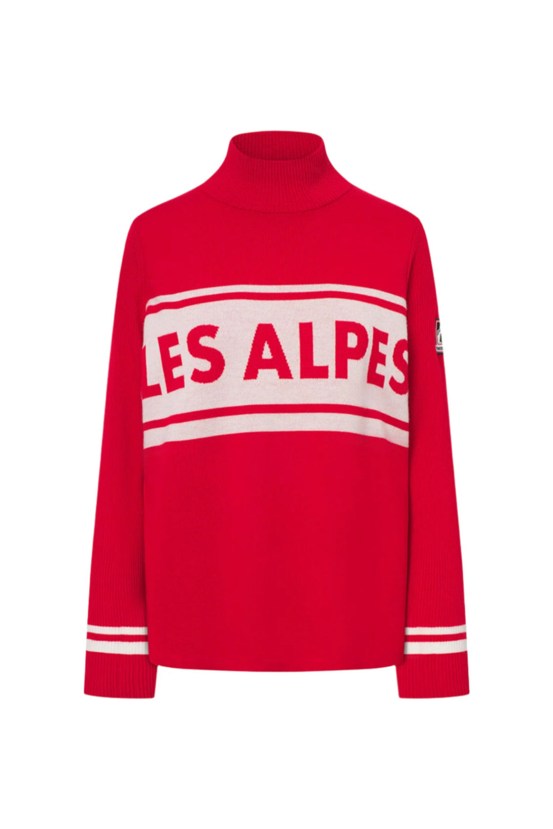 Les Alpes Knitted Sweater Scarlet Red | Genser | Smuk - Dameklær på nett