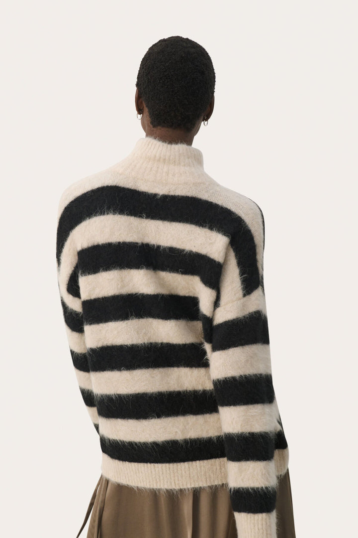 Liepapw Pullover Black Stripe | Genser | Smuk - Dameklær på nett