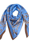 Lola Silk Scarf Light Blue