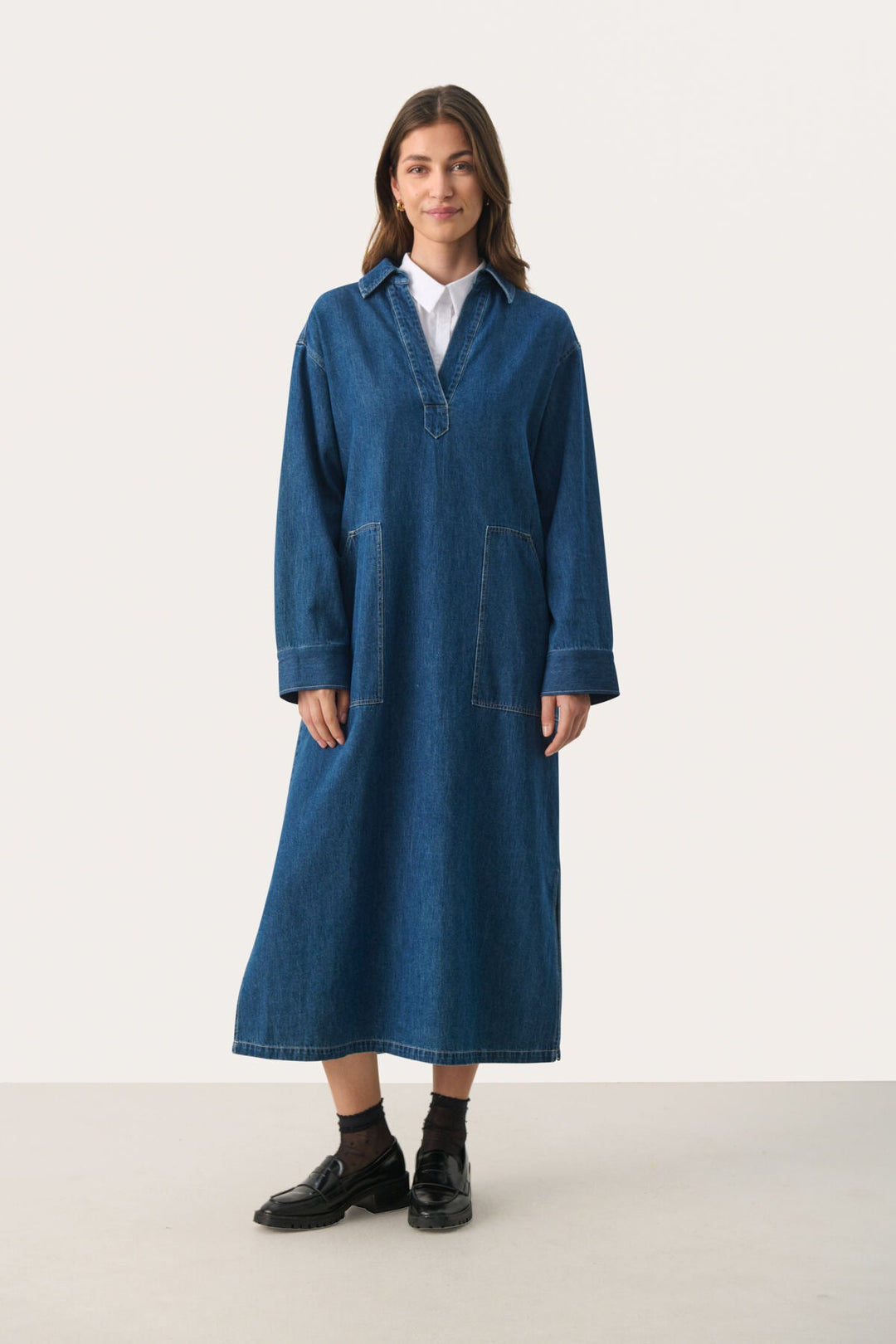 Lollapw Dress Medium Blue Denim | Kjoler | Smuk - Dameklær på nett