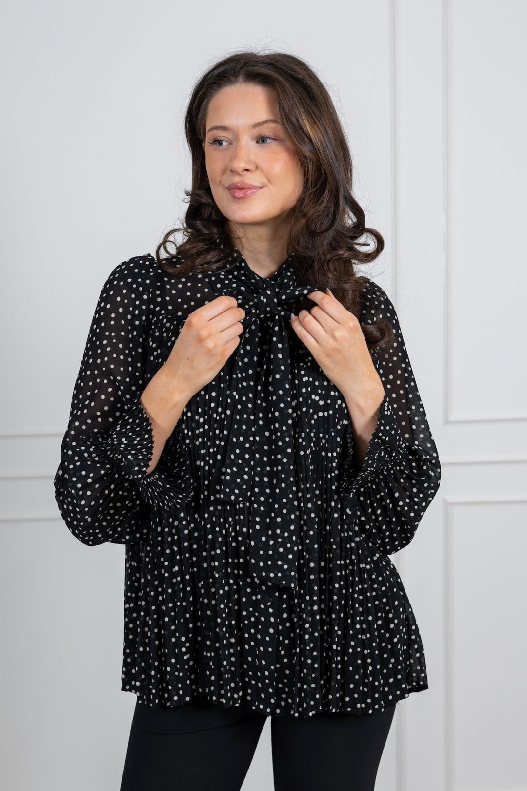 Louka Blouse Noir | Skjorter og bluser | Smuk - Dameklær på nett