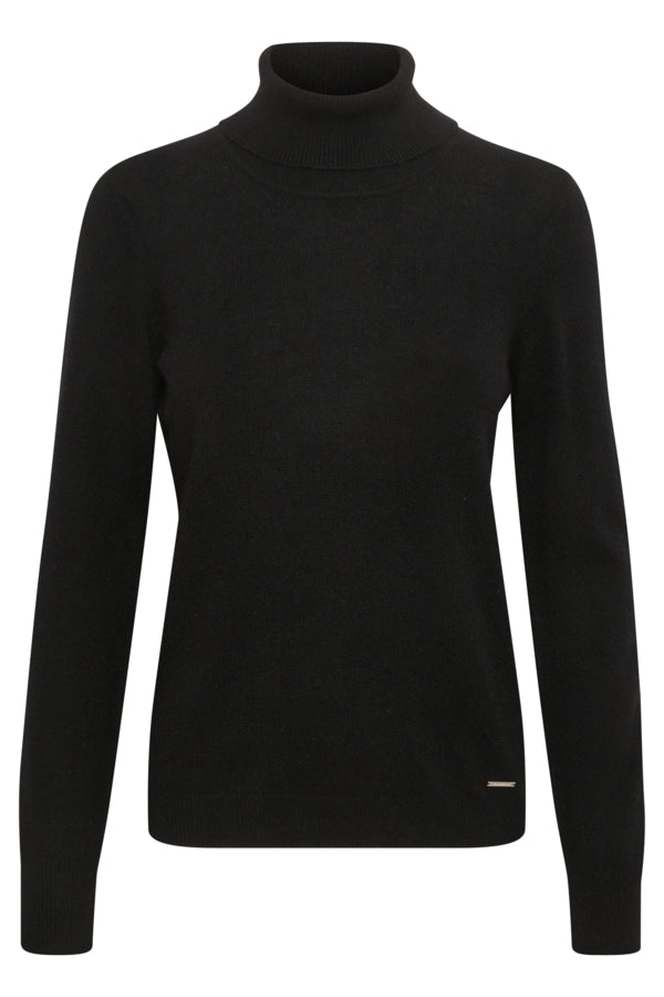 Lukkaiw Rollneck Pullover Black | Genser | Smuk - Dameklær på nett